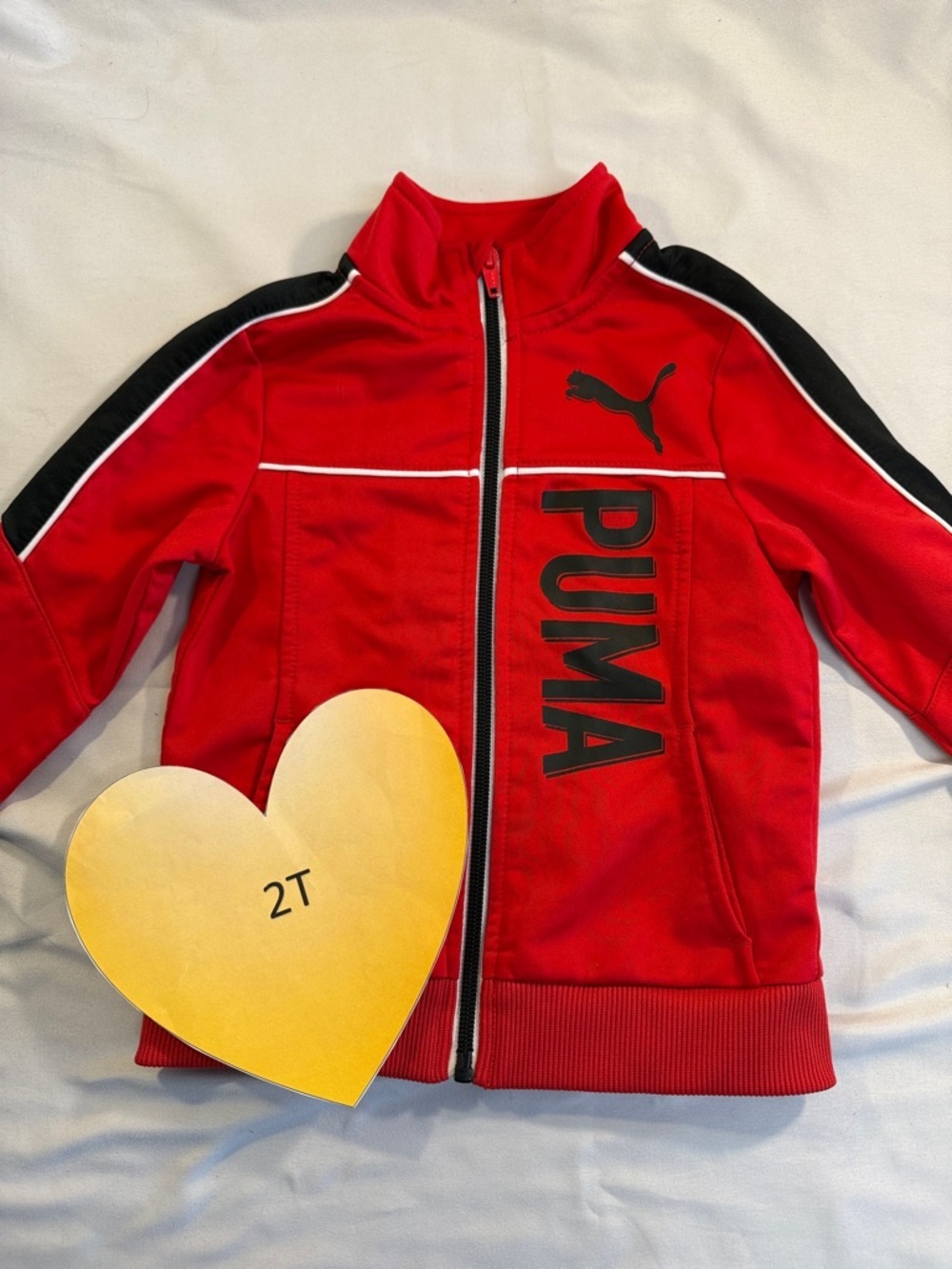 Puma -  full zip toddler sports jacket. Size 2